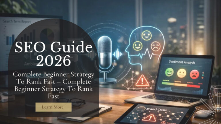 SEO Guide 2026 – Complete Beginner Strategy To Rank Fast