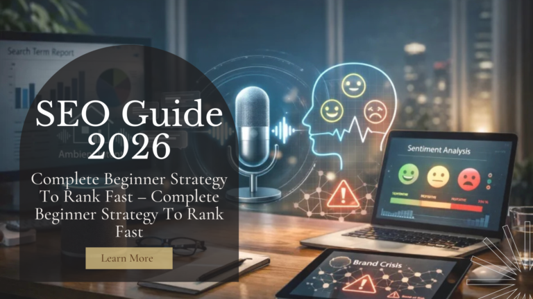 SEO Guide 2026 – Complete Beginner Strategy To Rank Fast