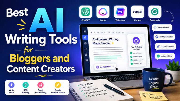 Best AI Writing Tools for Bloggers and Content Creators