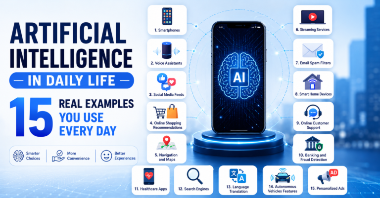 Artificial Intelligence in Daily Life: 15 Real Examples You Use Every Day