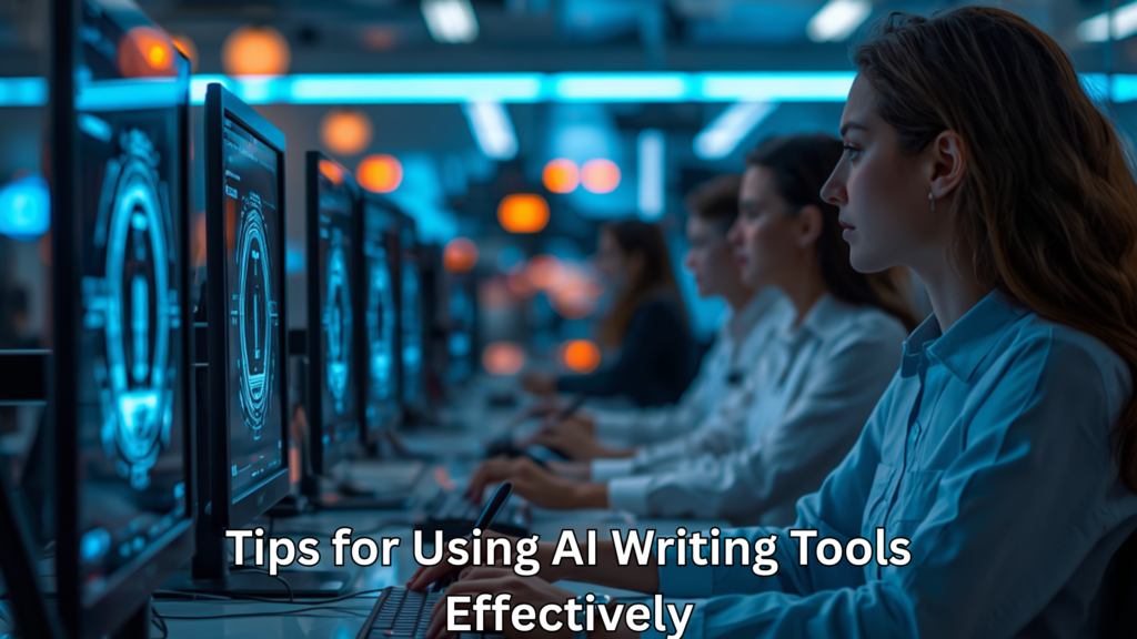 Tips for Using AI Writing Tools Effectively