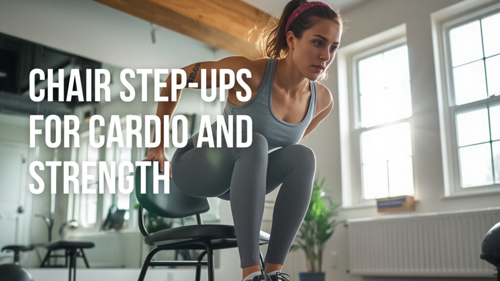 Chair Step-Ups for Cardio and Strength