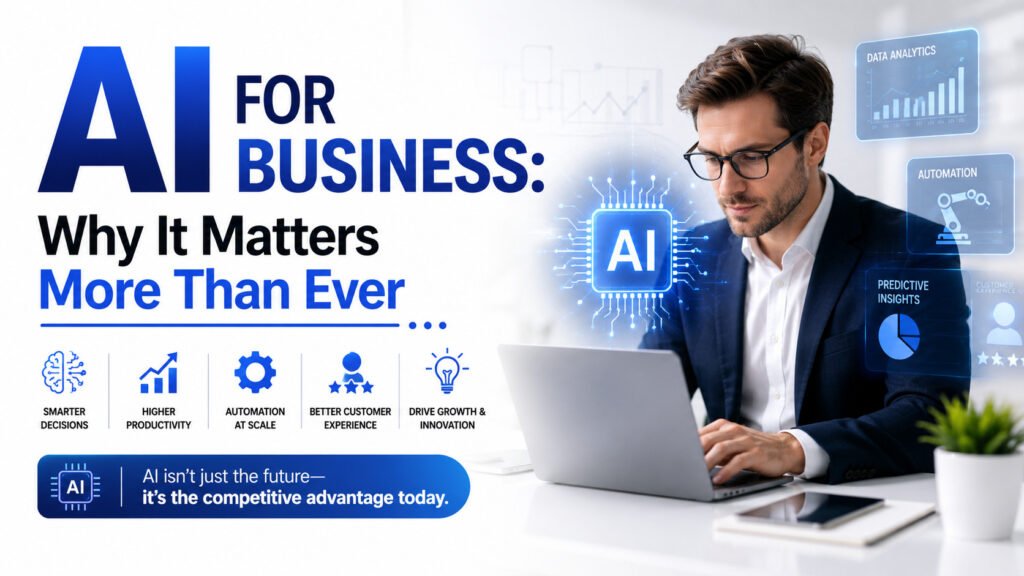 AI for Business: Why It Matters More Than Ever
