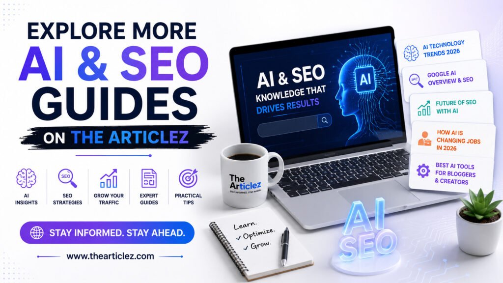 Explore More AI & SEO Guides on The Articlez