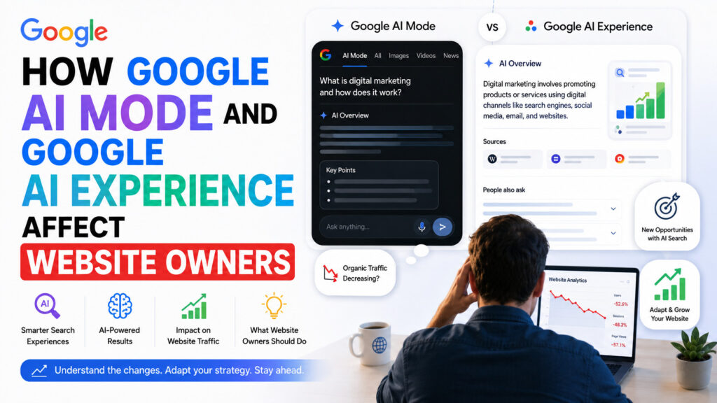 How Google AI Mode and Google AI Experience Affect Website Owners