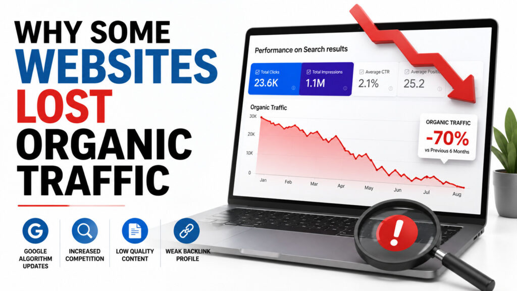 Why Some Websites Lost Organic Traffic