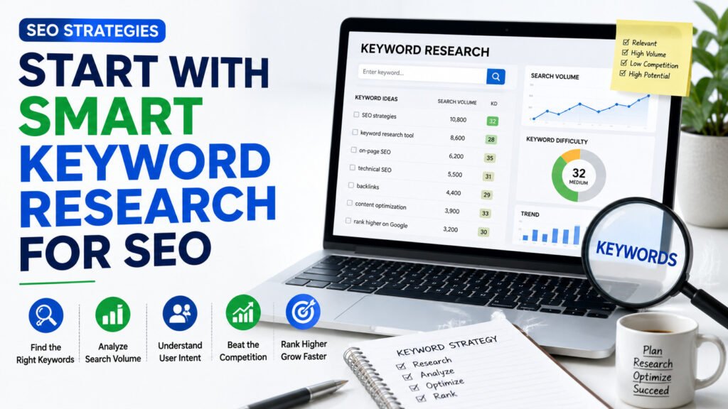SEO Strategies Start with Smart Keyword Research for SEO