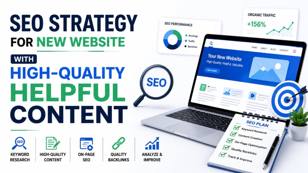 SEO Strategy for New Website with High-Quality Helpful Content