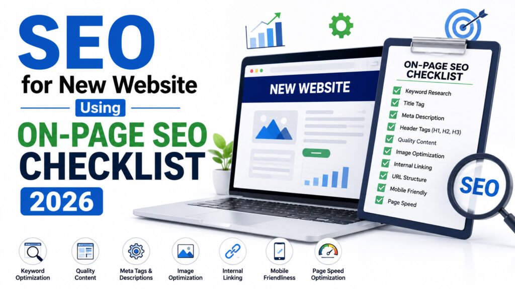 SEO for New Website Using On-Page SEO Checklist 2026