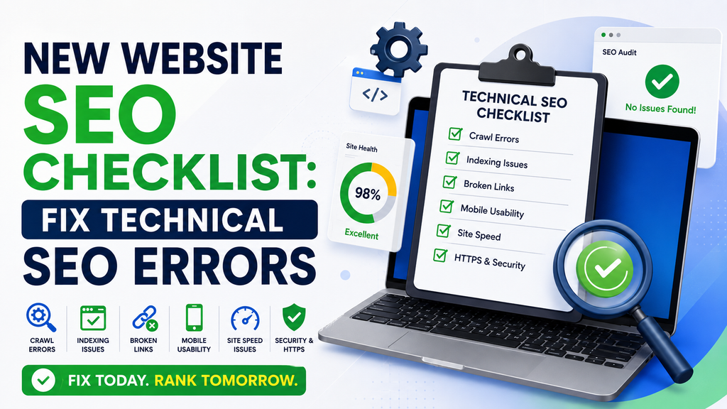 New Website SEO Checklist: Fix Technical SEO Errors