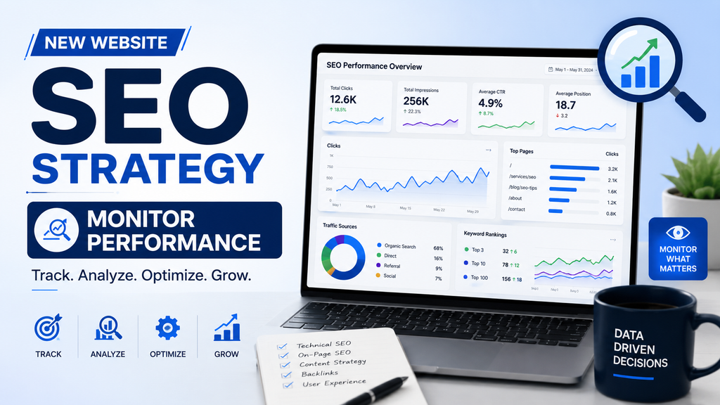 New Website SEO Strategy: Monitor Performance