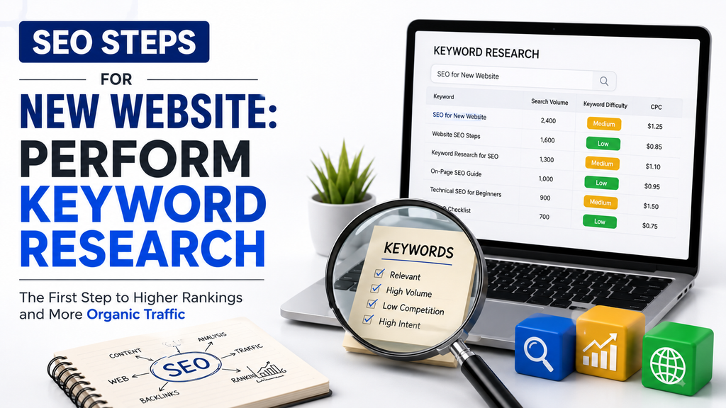 SEO Steps for New Website: Perform Keyword Research