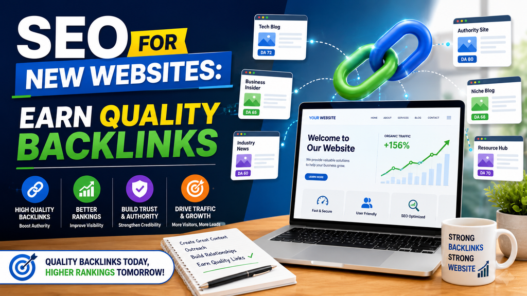 SEO for New Websites: Earn Quality Backlinks