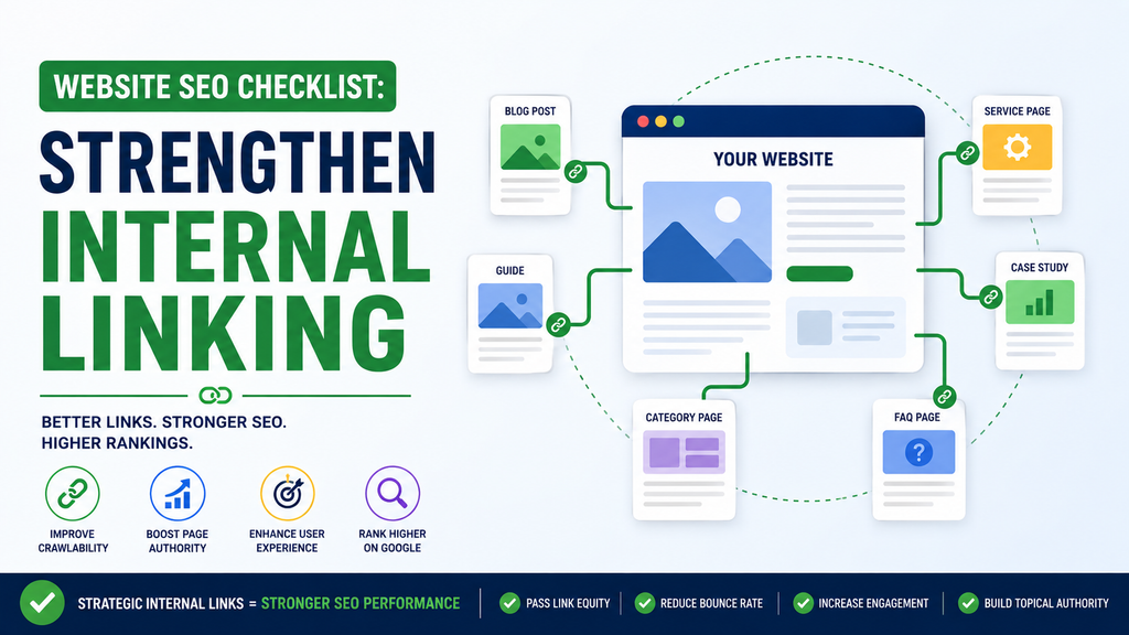 Website SEO Checklist: Strengthen Internal Linking